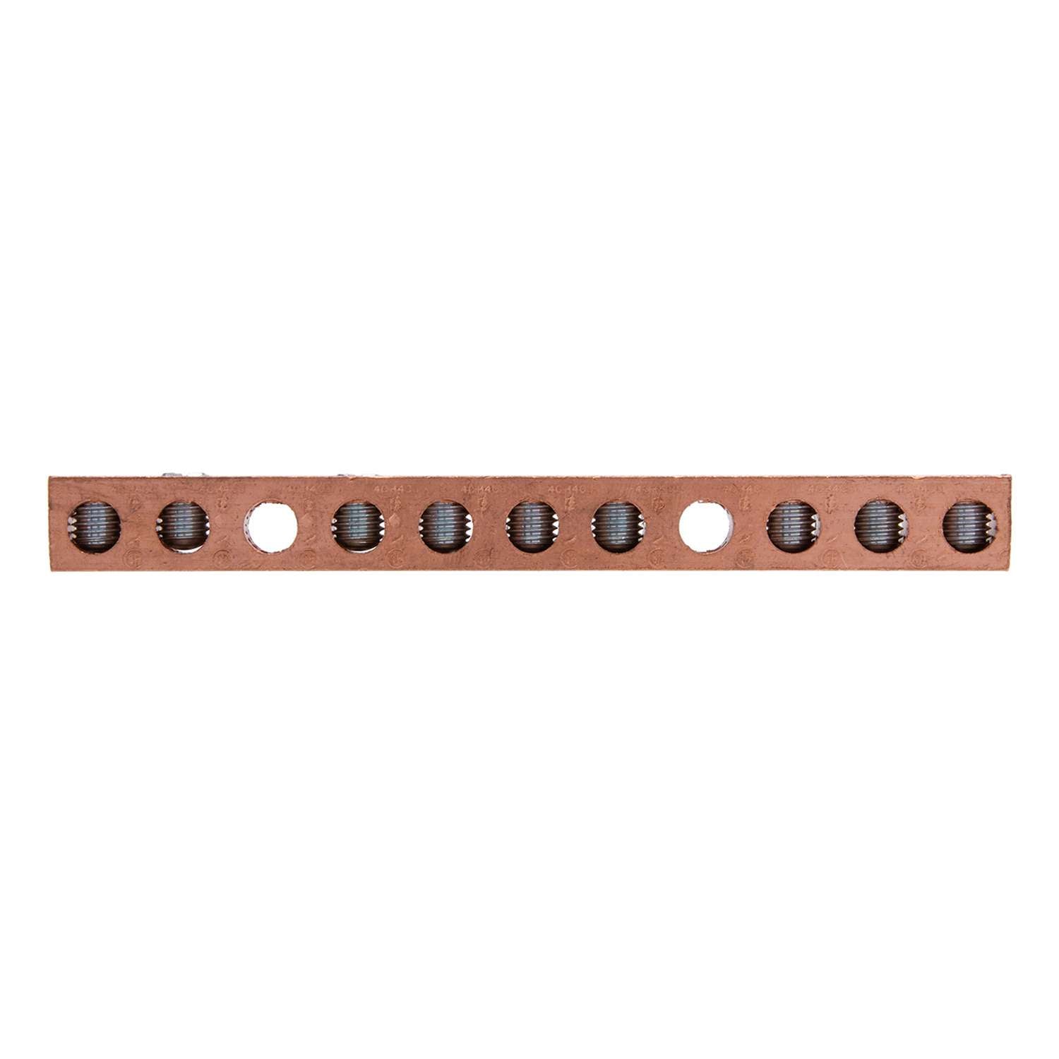 NSI 4C-14-1138-2IN 4-14 COPPER BAR WITH 2 INCH CENTERS Online Sale
