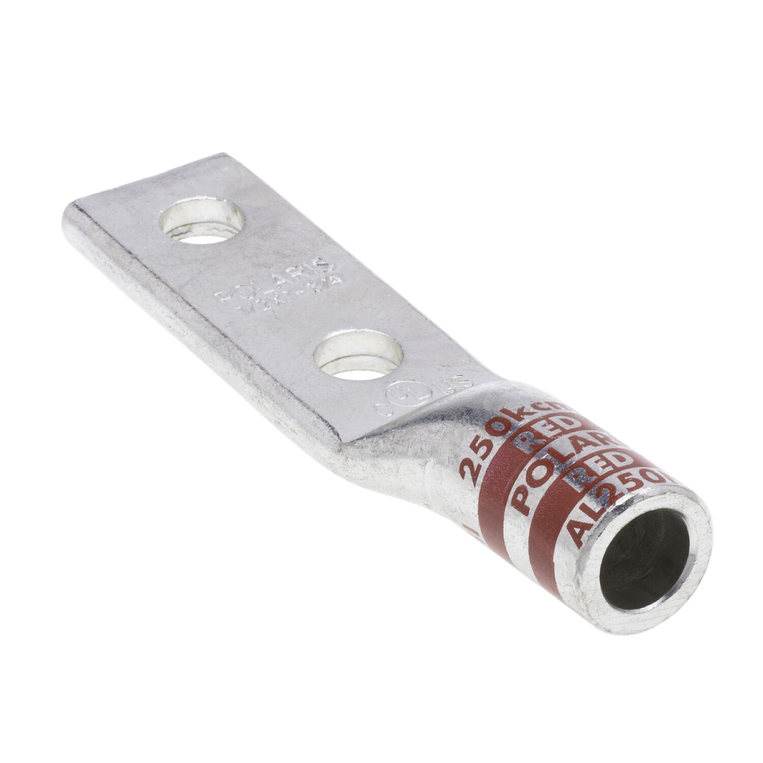 NSI AL250N 250 MCM 1/2” 2-Hole Aluminum Long Lug – Red Hot on Sale