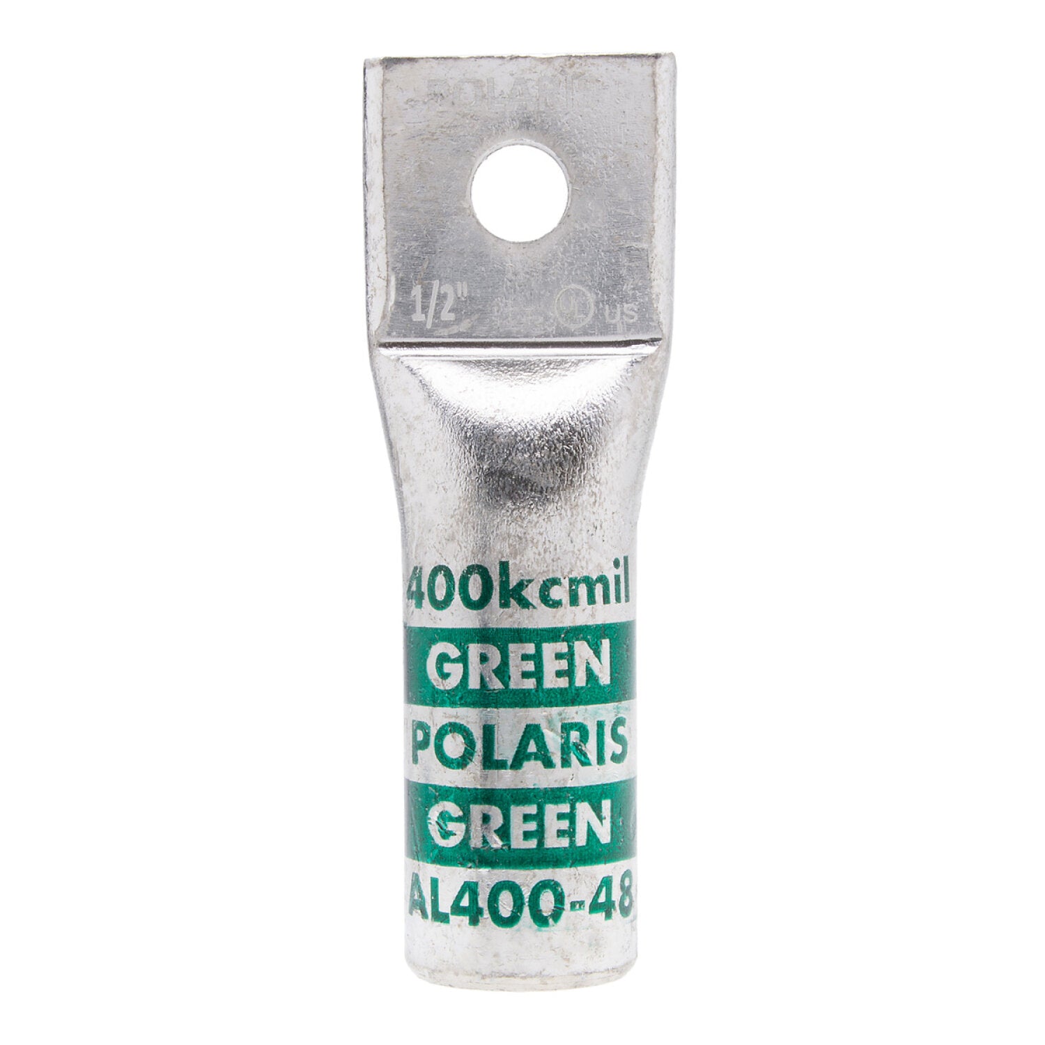 NSI AL400-48 400 MCM 1/2” 1-Hole Aluminum Long Lug – Green Sale