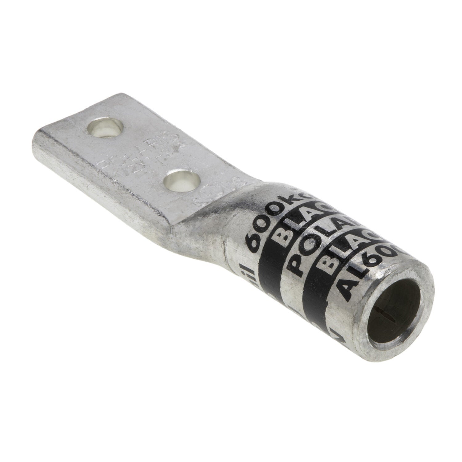 NSI AL600N 600 MCM 1/2” 2-Hole Aluminum Long Lug – Black Discount