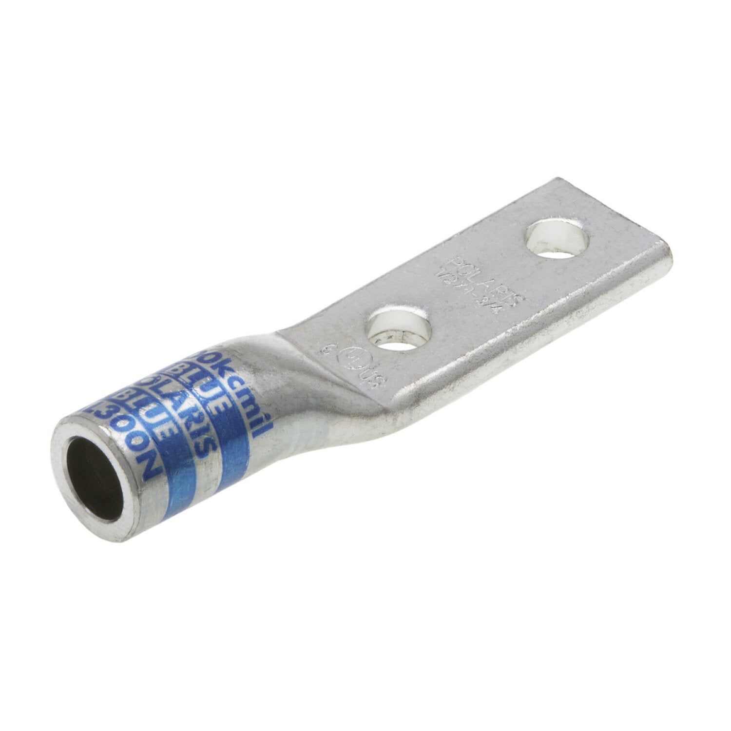 NSI AL300N 300 MCM 1/2” 2-Hole Aluminum Long Lug – Blue on Sale