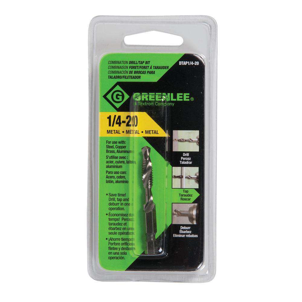 Greenlee DTAP1/4-20 Drill/Tap, 1/4-20 Discount