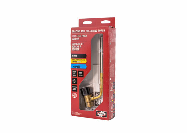 Harris HTM9 Single Manual Lighting Swivel Air-Fuel Hand Torch, MAP-Pro gas or Propane Supply