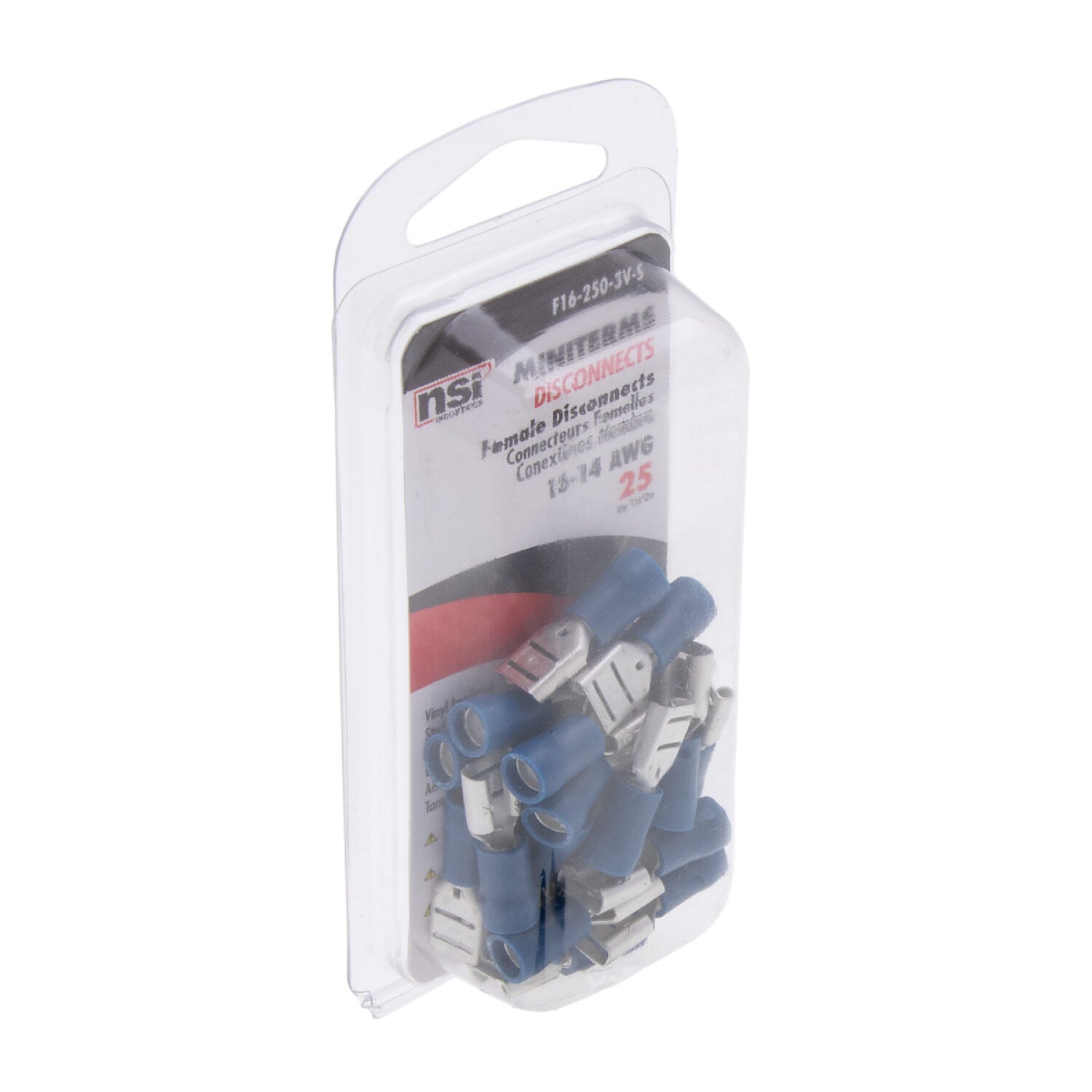 NSI F16-250-3V-S 16-14 AWG Female Disconnect .250X.032 25 Per Pack Online Sale