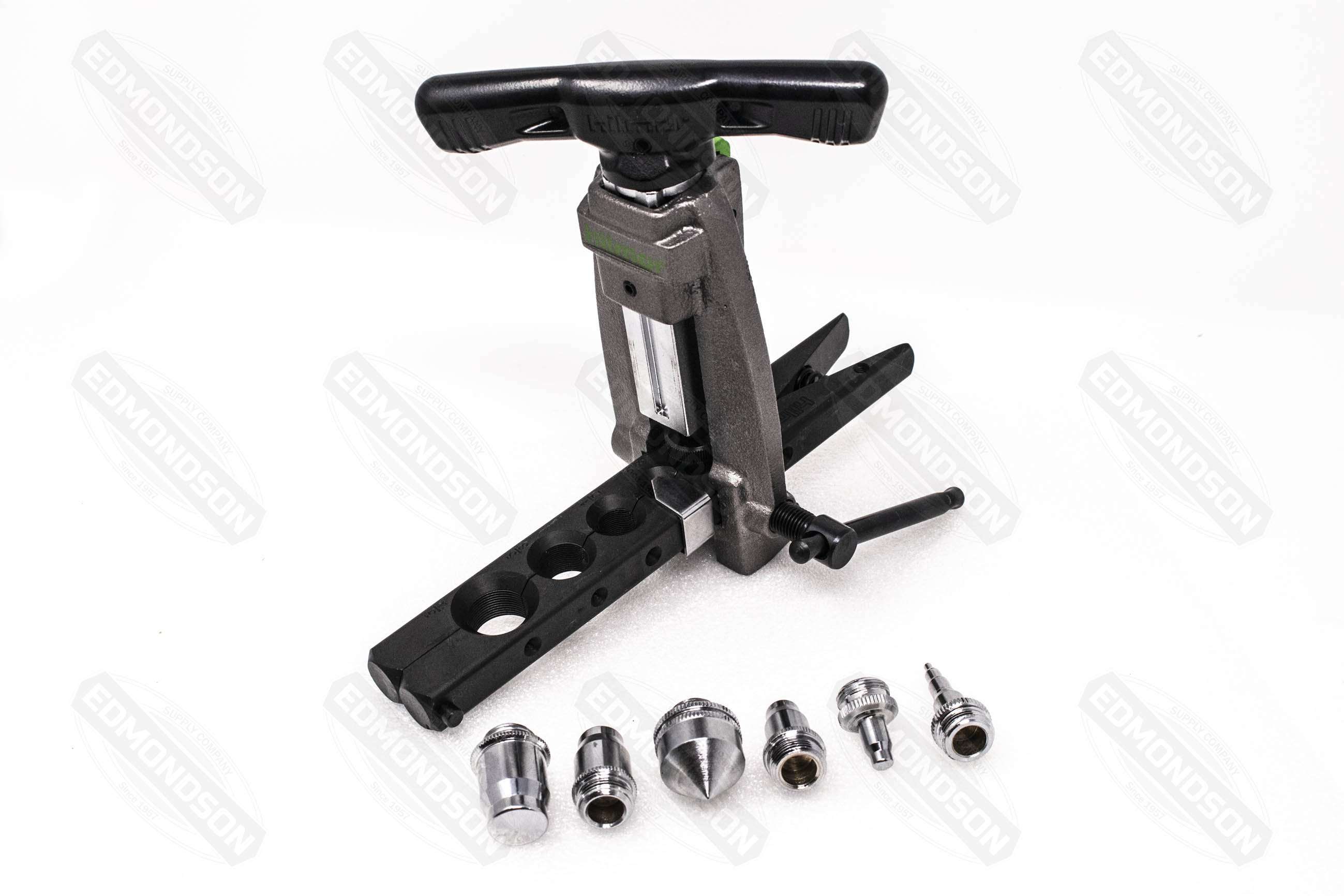 Hilmor 1838947 FS Quick-Engage Flare + Swage Tool Kit – 3/16″ to 3/4″ Supply