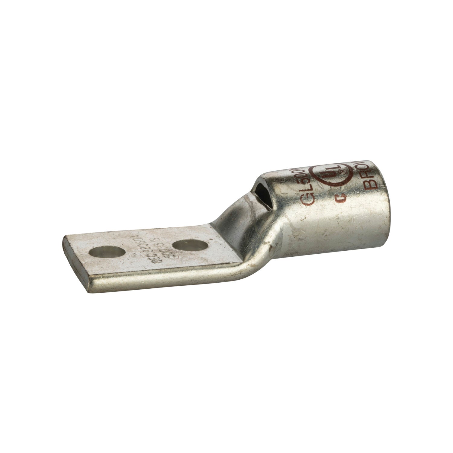 NSI GL500N-38 500 MCM 3/8” 2-Hole Copper Short Lug – Brown Fashion