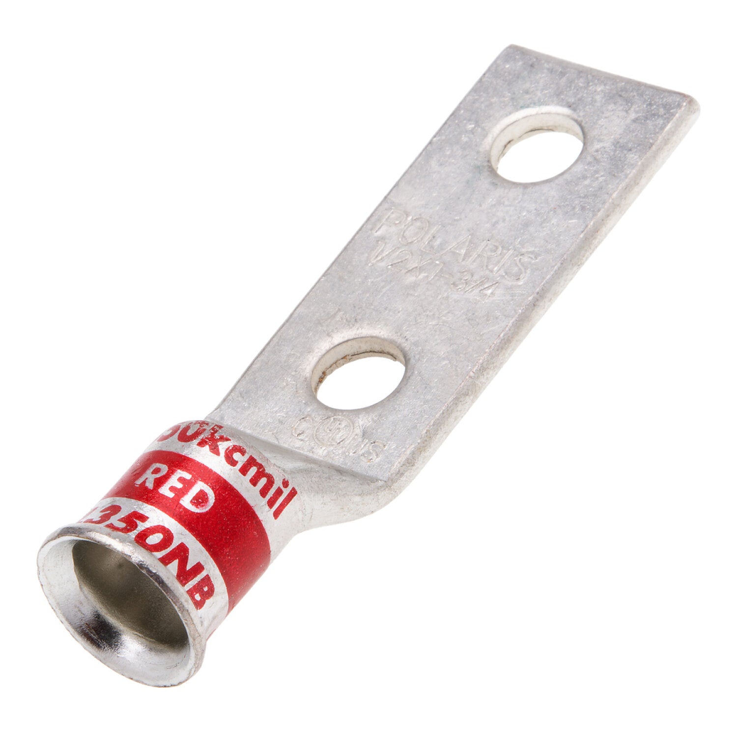 NSI GL350NB 350 MCM 1/2” 2-Hole Copper Short Lug – Red – Bell End Sale