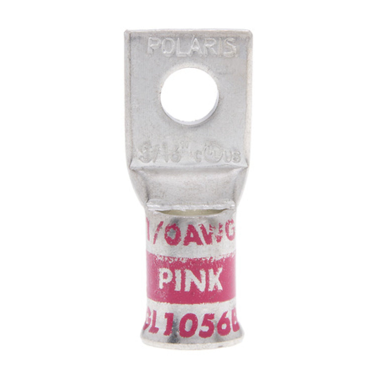 NSI GL1056B 1-Hole Copper Short Lug – Pink – Bell End 1/0 AWG 5/16 Inch Discount