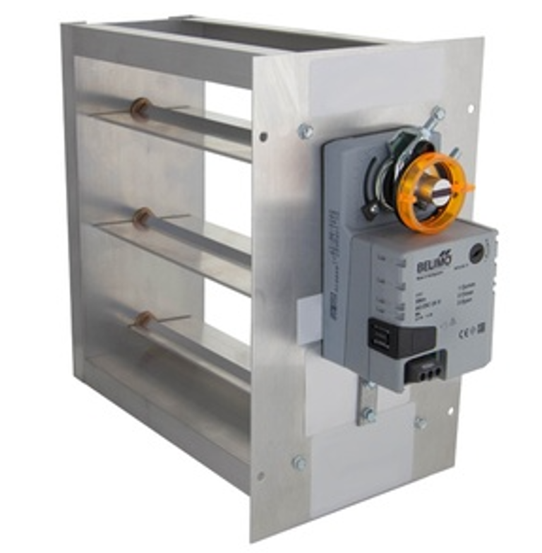 iO HVAC Controls MD-1408 14″ x 8″ Rectangular 2 Position Zone Damper Fashion