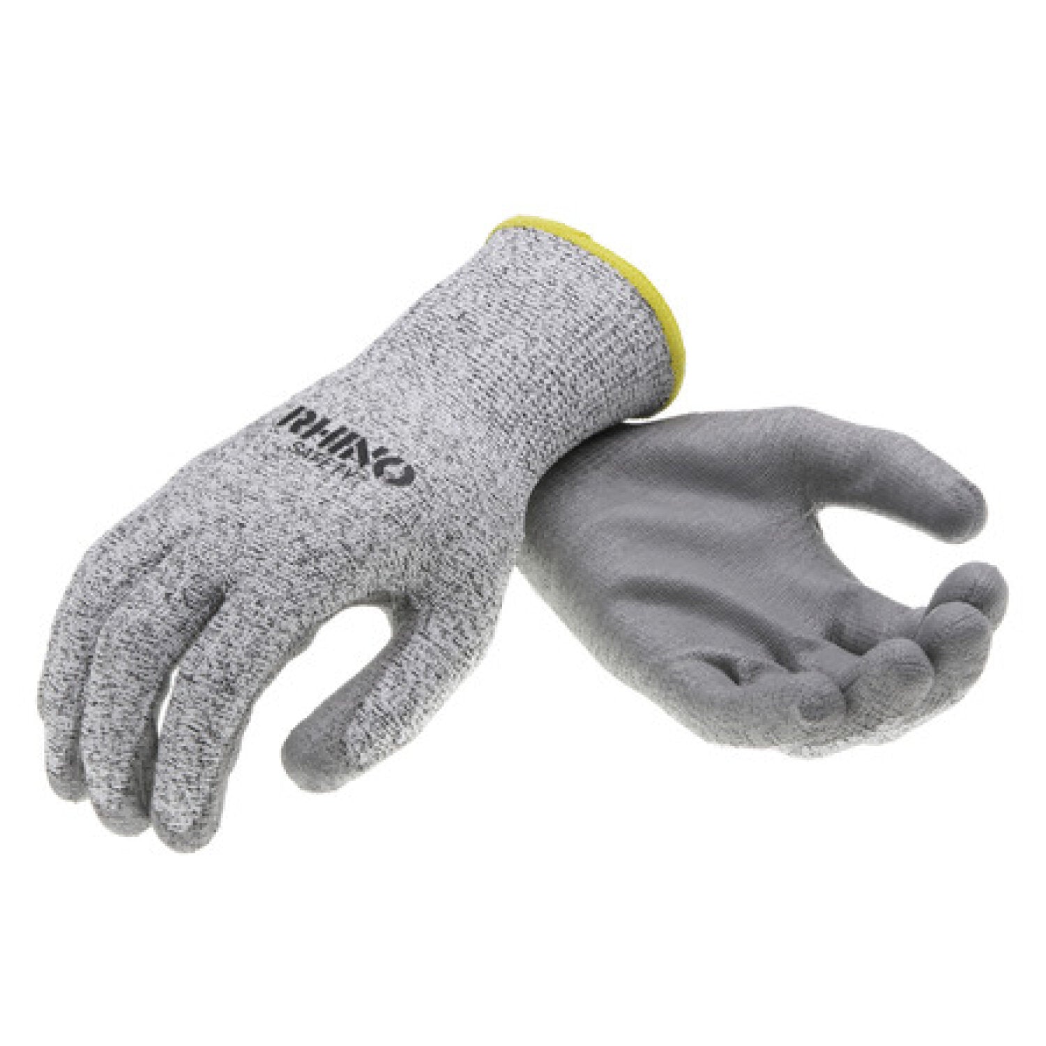 NSI GLV-300XL Black/White Nylon Cut-Resistant Gloves, Nitrile Palm, Extra Large Discount