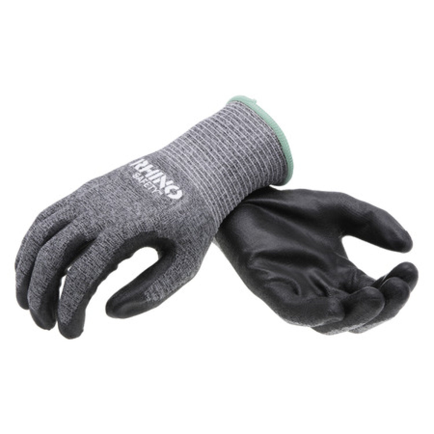 NSI GLV-400M Gray HPPE Nylon Cut-Resistant Gloves, Polyurethane Palm, Medium Supply