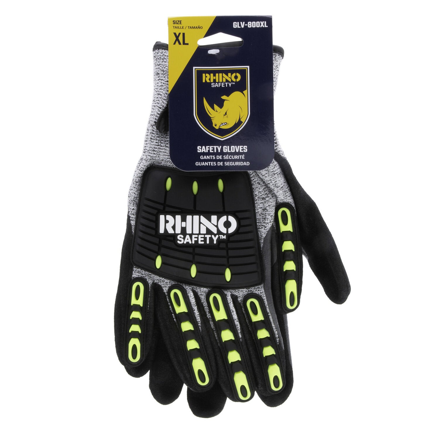 NSI GLV-800XL White/Black Nylon A4 Cut-Resistant Gloves, Nitrile Palm, XL Online Sale