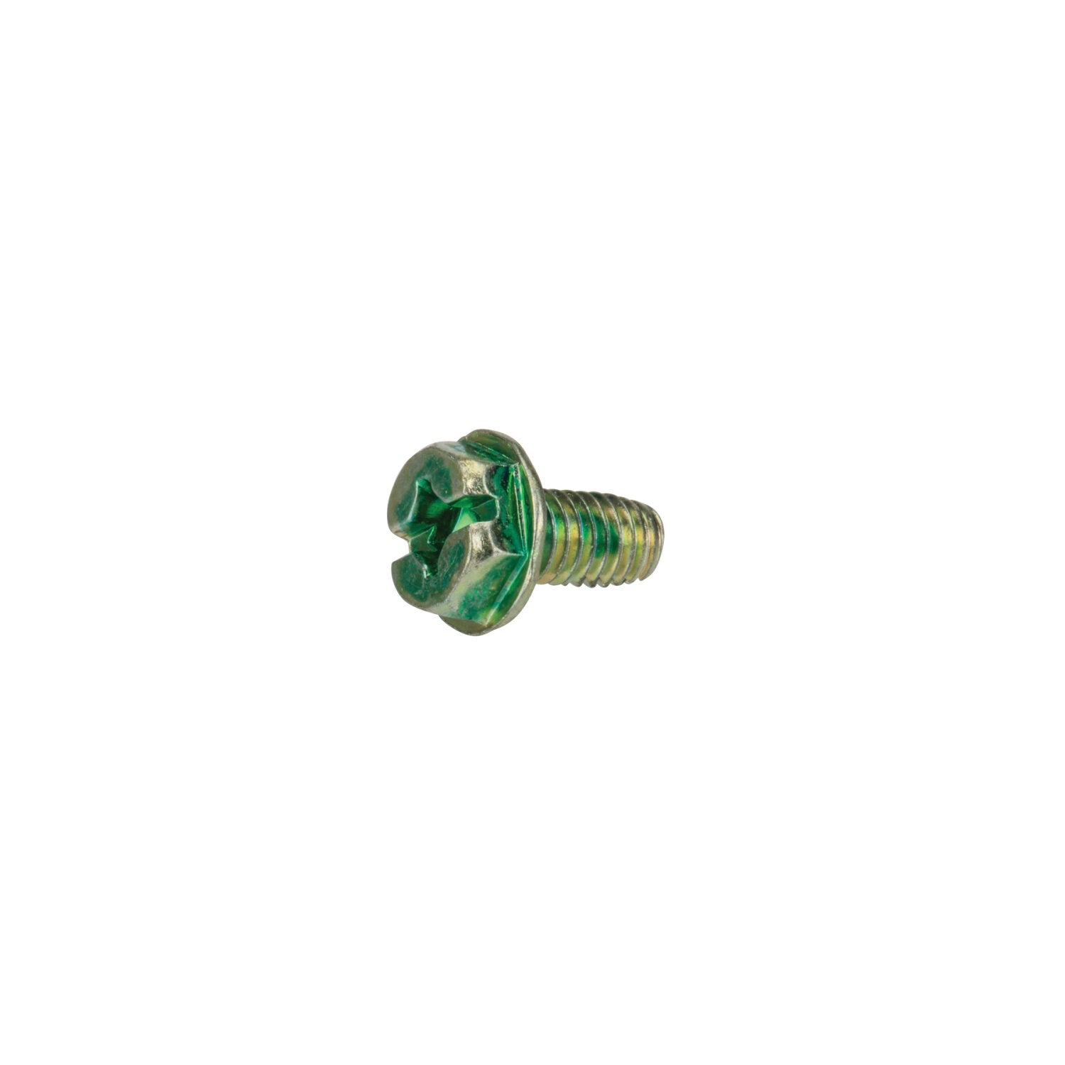 NSI GSC Combo Slotted Hex Head Grounding Screw, Green, Pack of 100 Supply