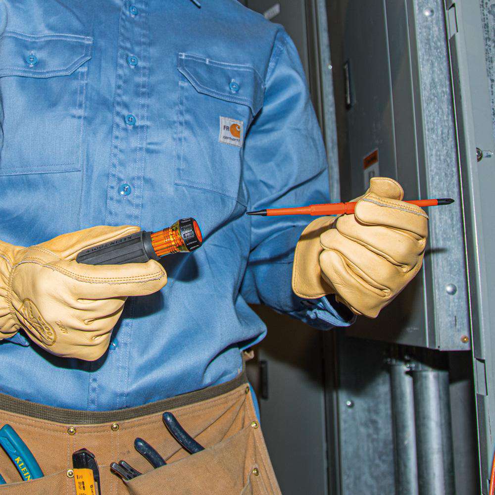 Klein Tools 13156 Screwdriver Blades, Insulated Single-End, 2-Pack Online Sale