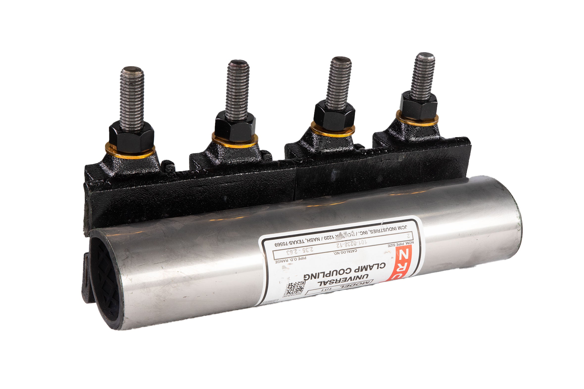 JCM Industries 101-0238-12 2″ – 2-1/2″ x 12″ Universal Clamp Coupling Online