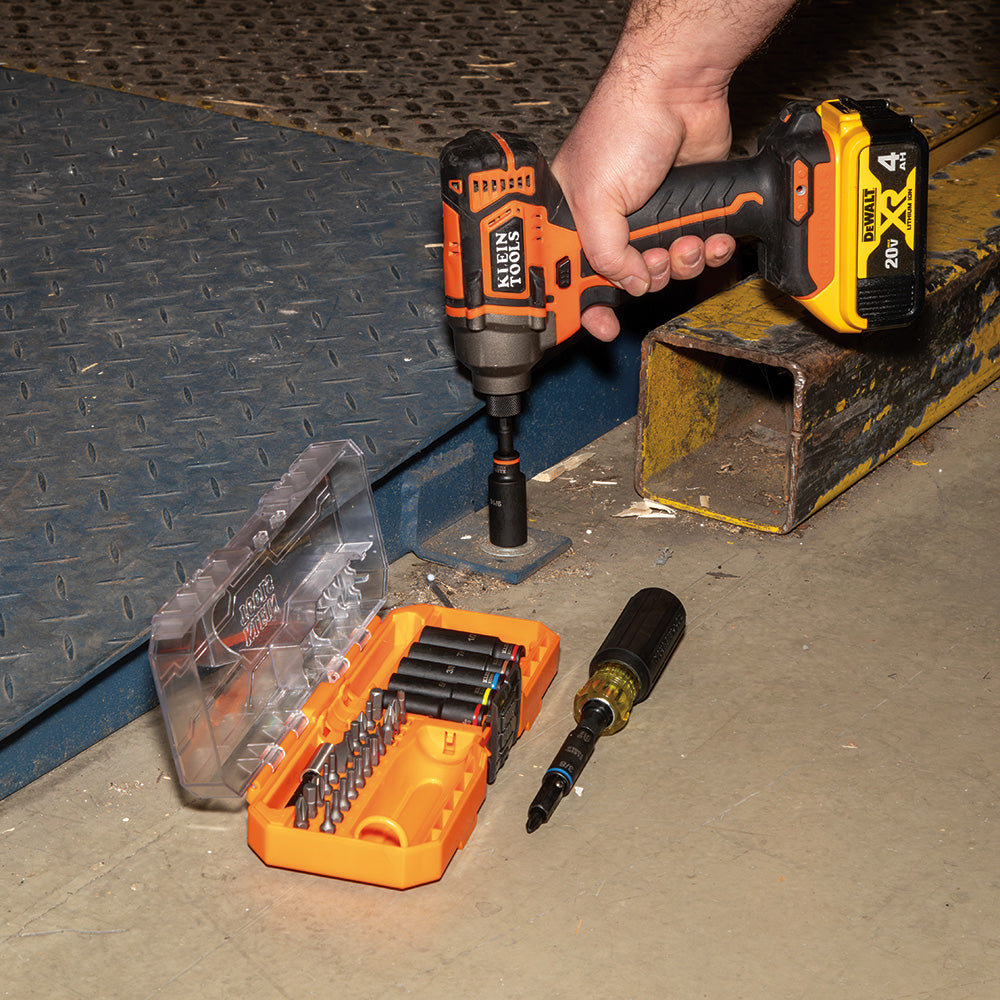 Klein Tools 32502HD KNECT™ Impact-Rated Screwdriver and Socket Set with Case, 41-Piece Hot on Sale