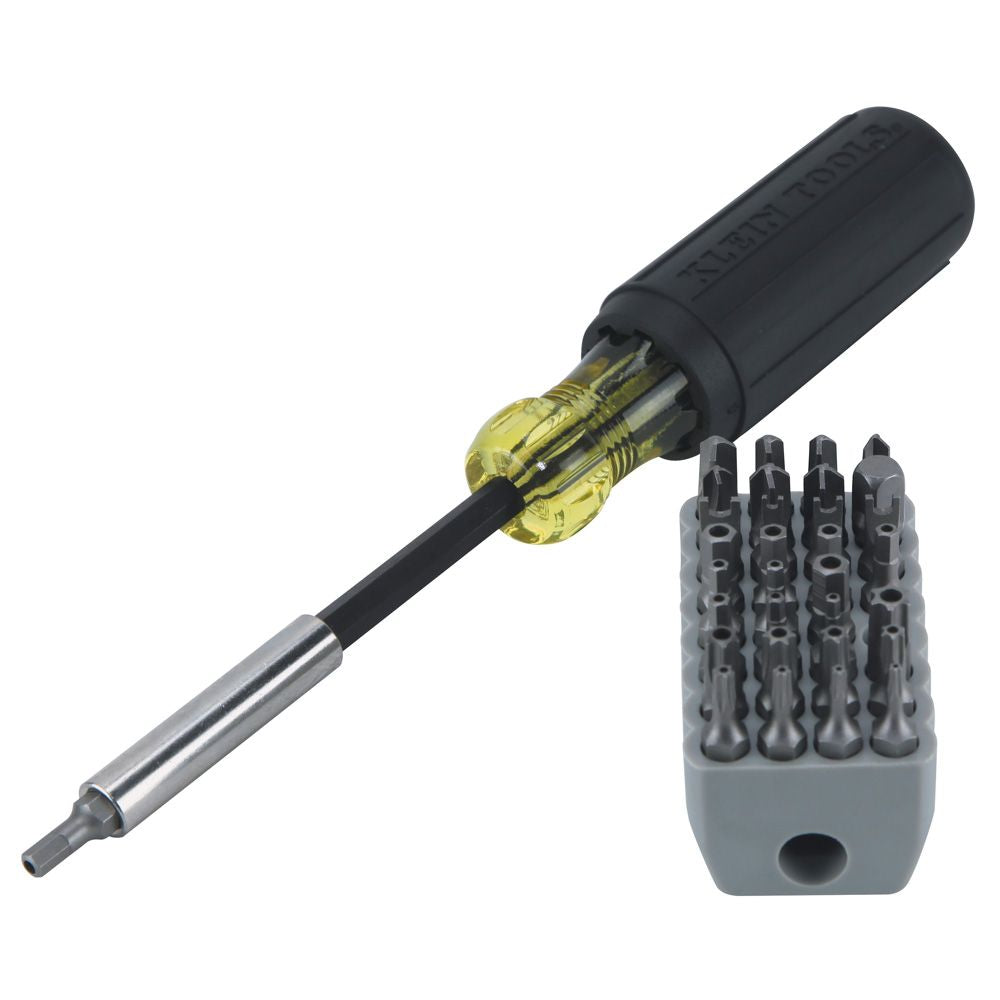 Klein Tools 32510 Magnetic Screwdriver with 32 Tamperproof Bits on Sale
