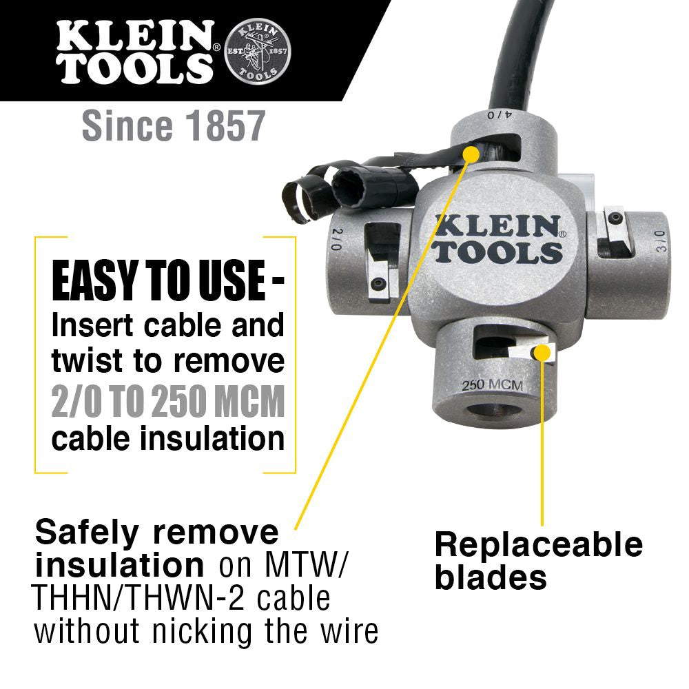 Klein Tools 21051 Large Cable Stripper (2/0-250 MCM) Online