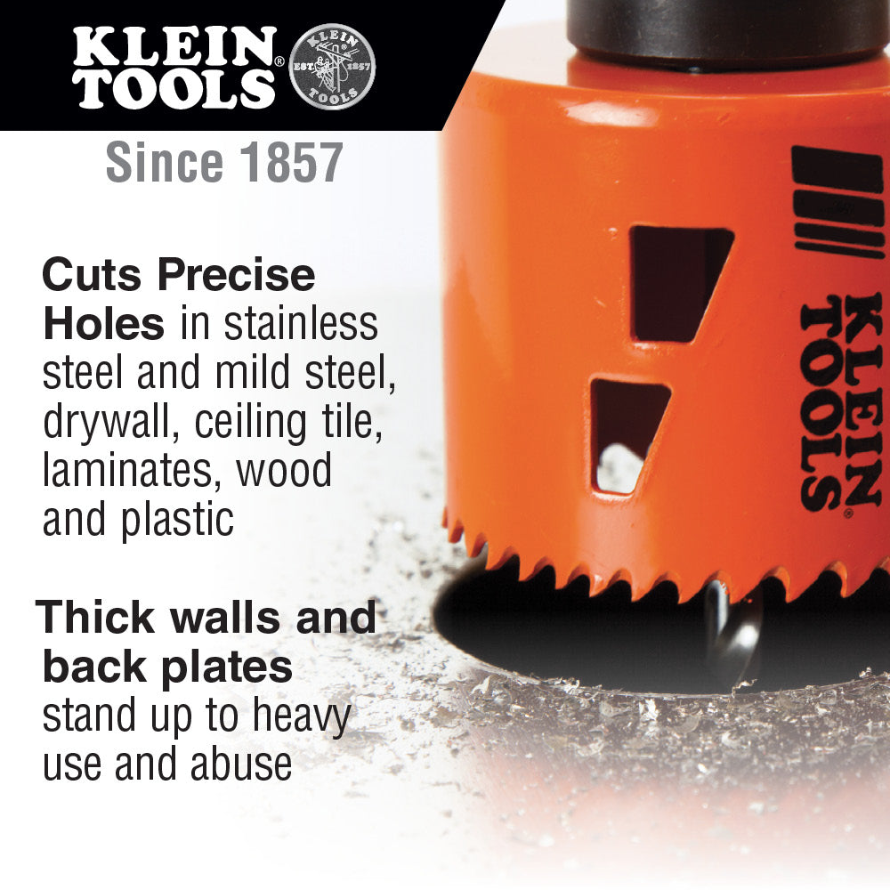 Klein Tools 31902 Bi-Metal Hole Saw Kit, 8-Piece Online