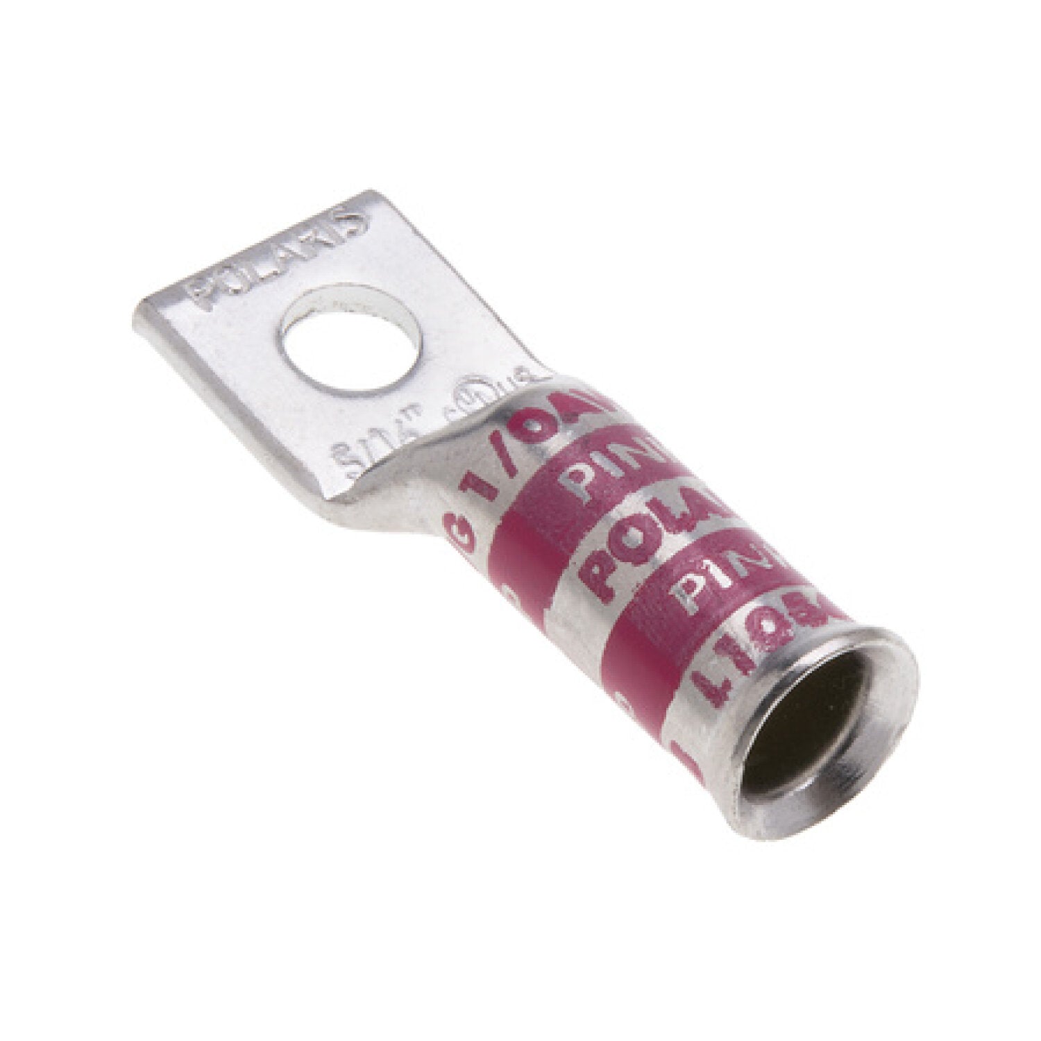 NSI L1056B Copper Long Lug – Pink – Bell End 1-Hole 1/0 AWG 5/16 Inch Online Hot Sale
