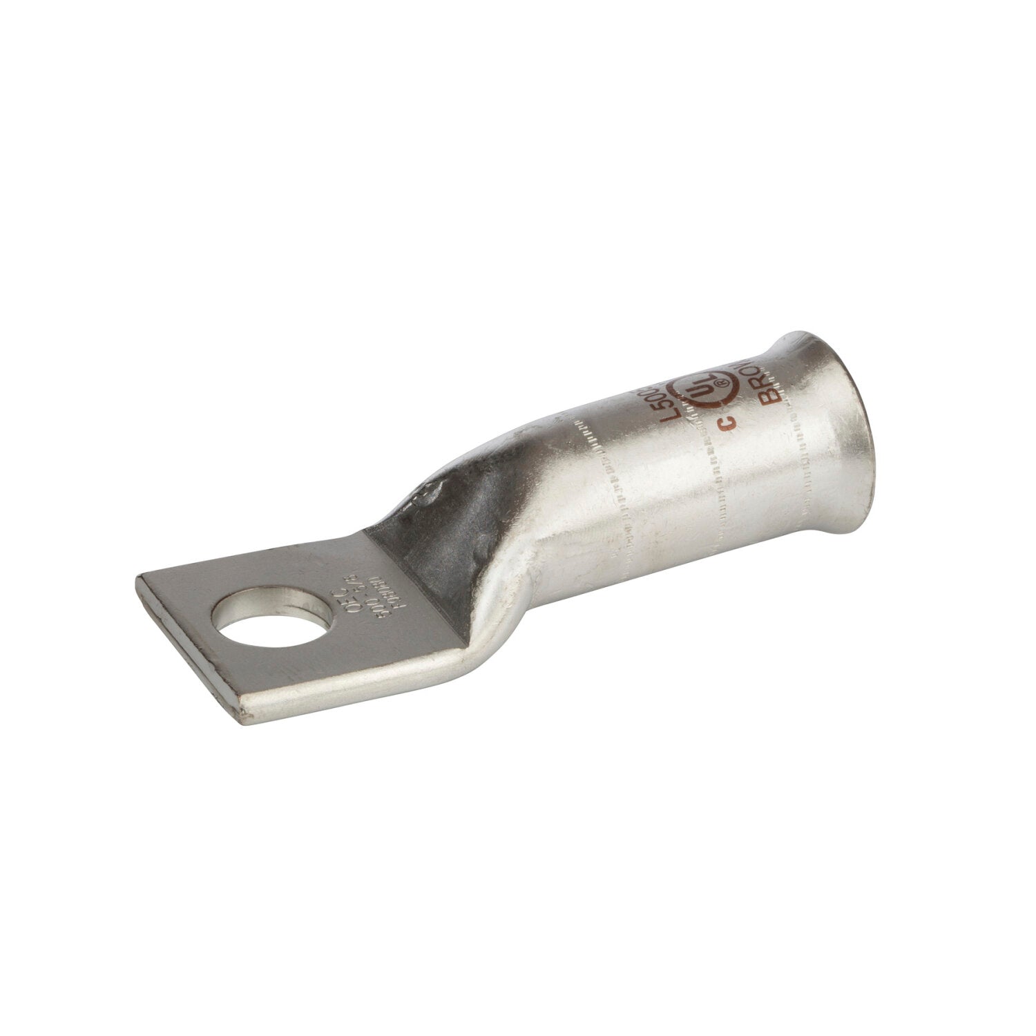 NSI L50058B Copper Long Lug – Brown – Bell End 1-Hole 500 MCM 5/8 Inch Fashion