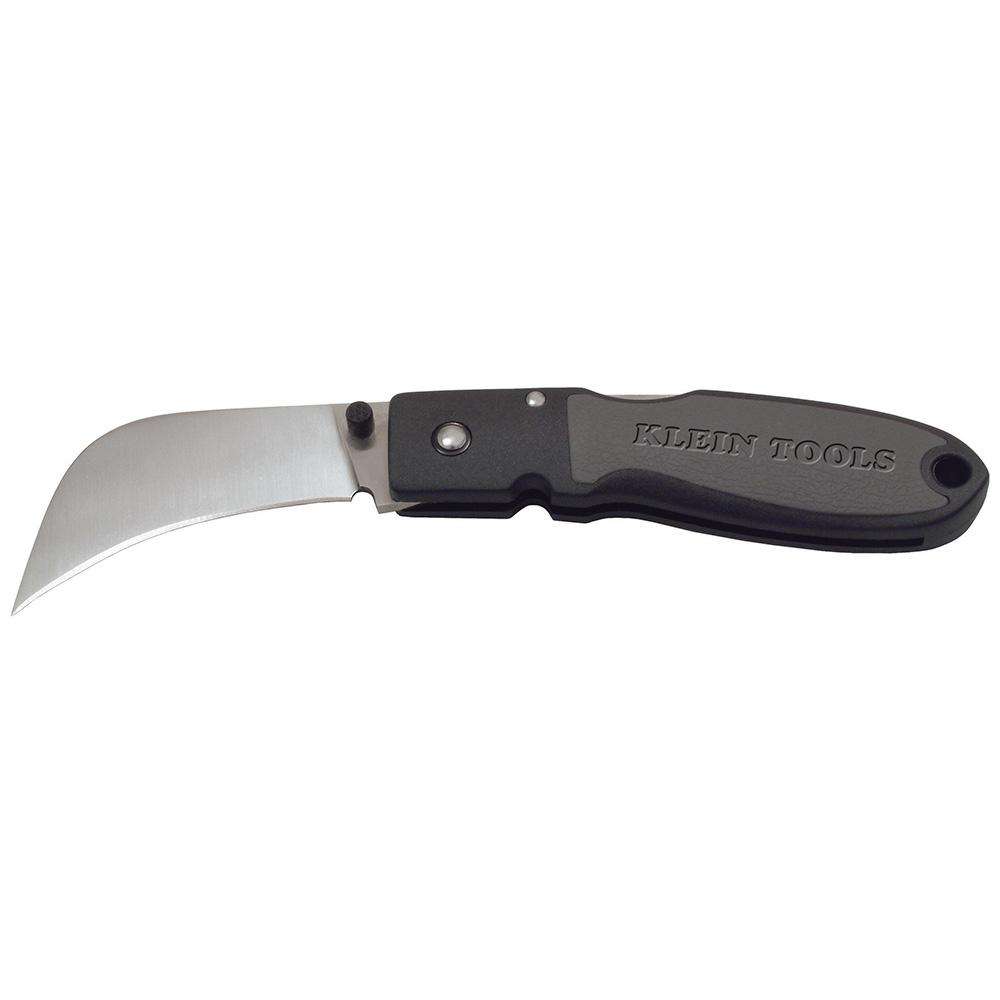 Klein Tools 44005 Lockback Knife, 2-5/8-Inch Hawkbill Blade, Black Handle Online now