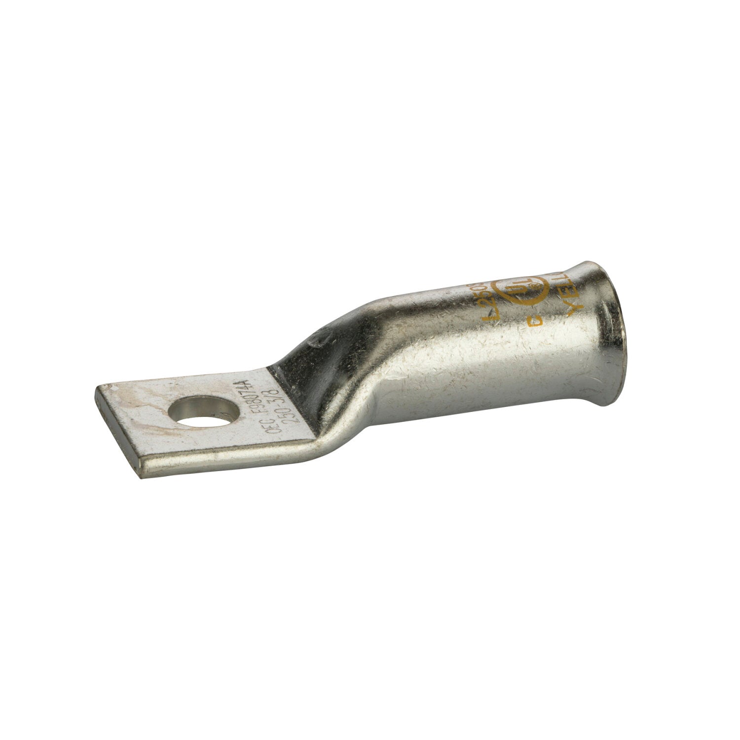 NSI L25038B Copper Long Lug – Yellow – Bell End 1-Hole 250 MCM 3/8 Inch Fashion