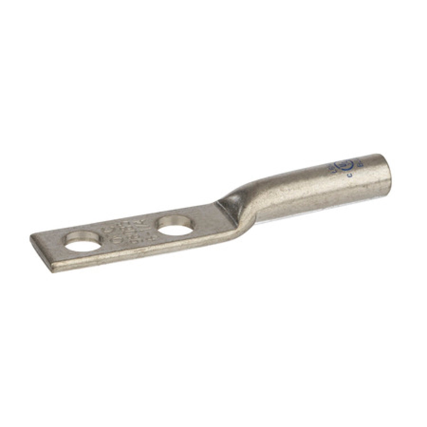 NSI L6N-14 Copper Long Lug – Blue 2-Hole 6 AWG 1/4 Inch Fashion