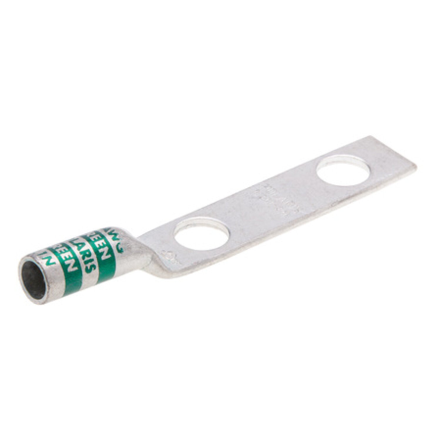 NSI L1N Copper Long Lug – Green 2-Hole 1 AWG 1/2 Inch Online Hot Sale