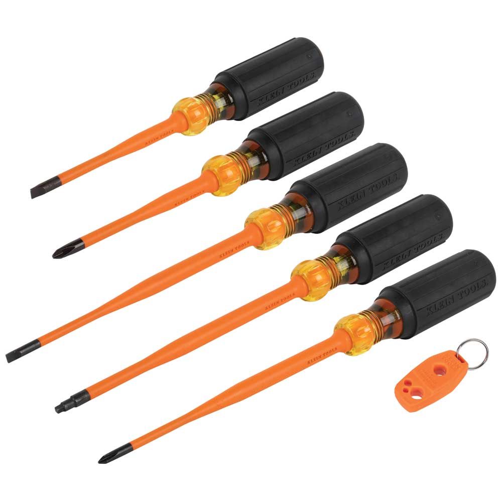 Klein Tools 33736INS Screwdriver Set, 1000V Slim-Tip Insulated and Magnetizer, 6-Piece Discount