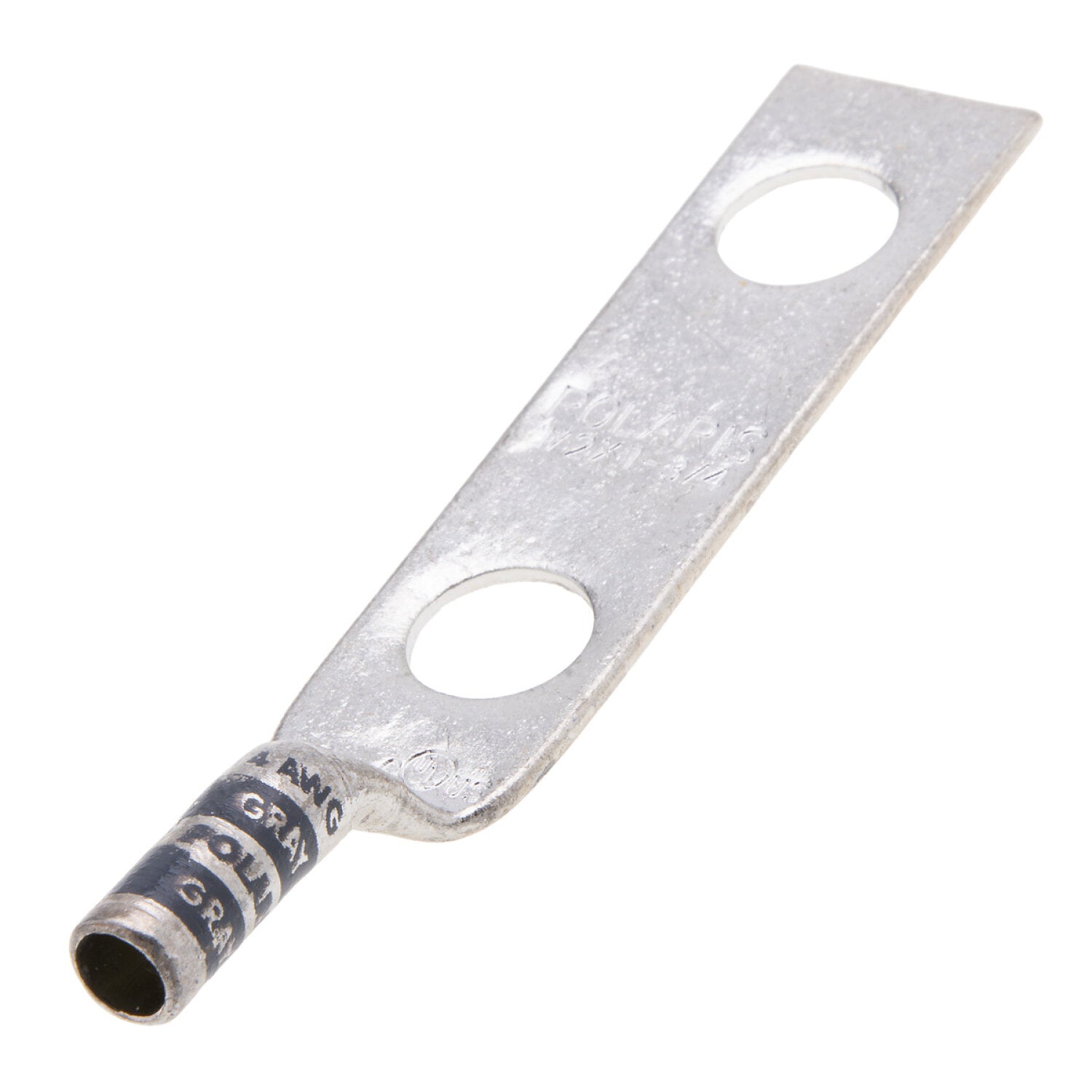 NSI L4N 4 AWG 1/2” 2-Hole Copper Long Lug – Gray Online Hot Sale