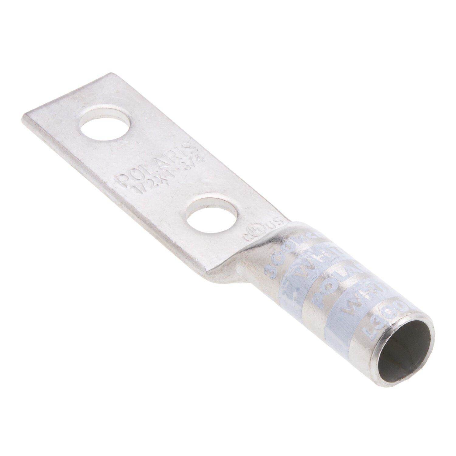 NSI L300N 300 MCM 1/2” 2-Hole Copper Long Lug – White Online Sale