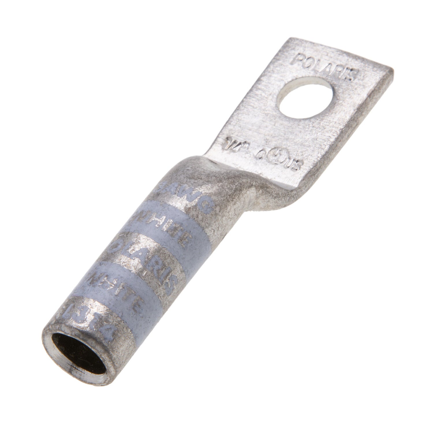 NSI L314 3 AWG 1/4” 1-Hole Copper Long Lug – White Online now