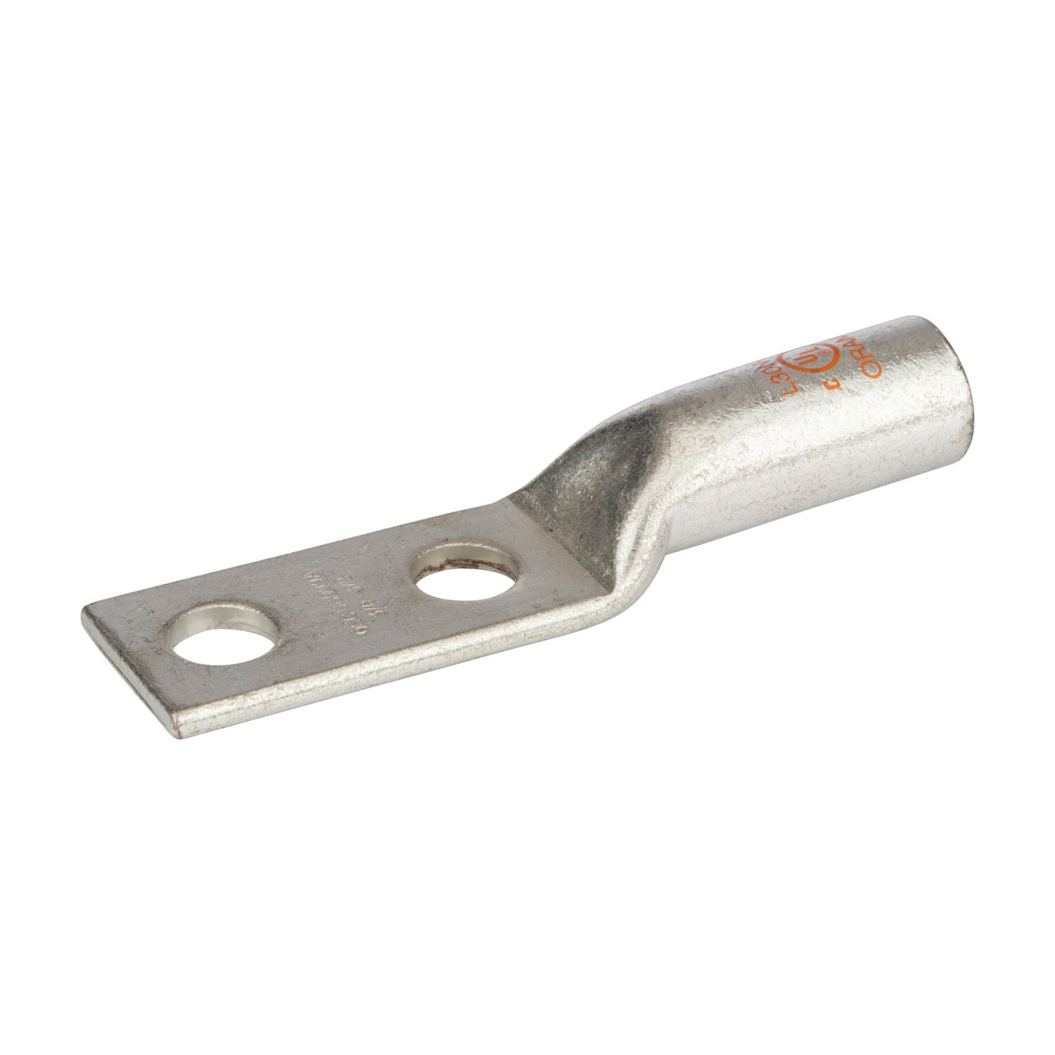 NSI L30N-38 3/0 AWG 3/8” 2-Hole Copper Long Lug – Orange Fashion