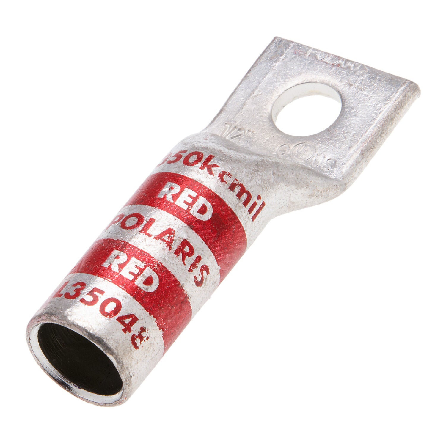 NSI L35048 350 MCM 1/2” 1-Hole Copper Long Lug – Red Supply