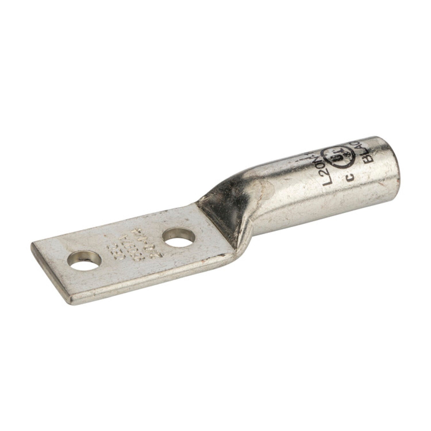 NSI L20N-142 Copper Long Lug – Black 2-Hole 2/0 AWG 1/4 Inch Online Sale