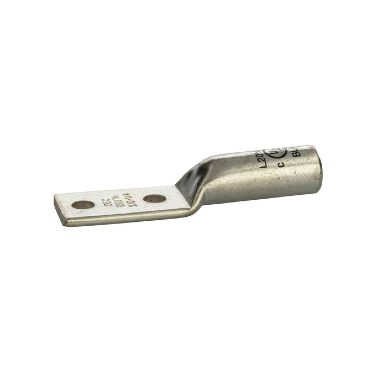 NSI L20N-142 Copper Long Lug – Black 2-Hole 2/0 AWG 1/4 Inch Online Sale