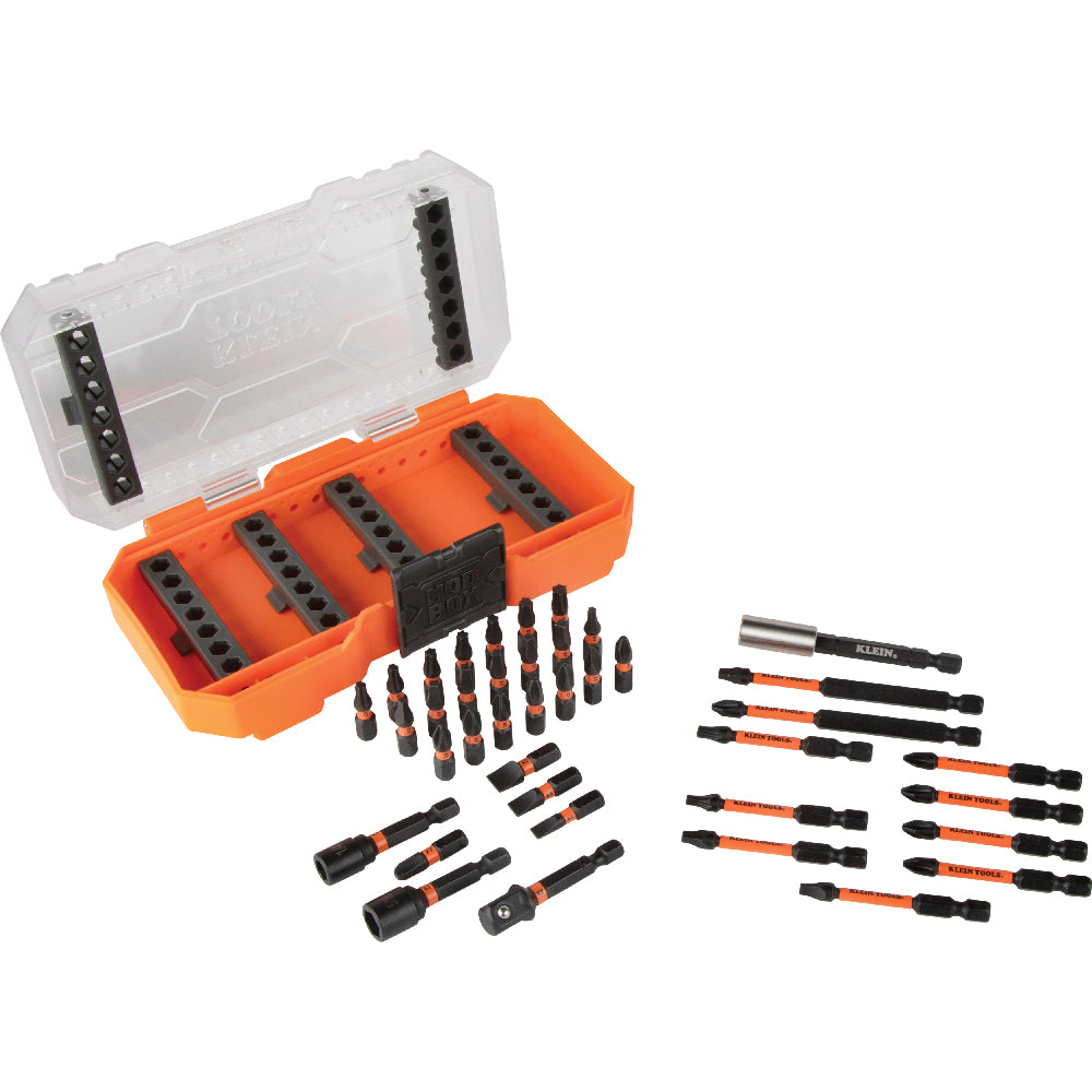 Klein Tools 33801 ProFlex Impact Driver Bit Set, 40-Piece on Sale