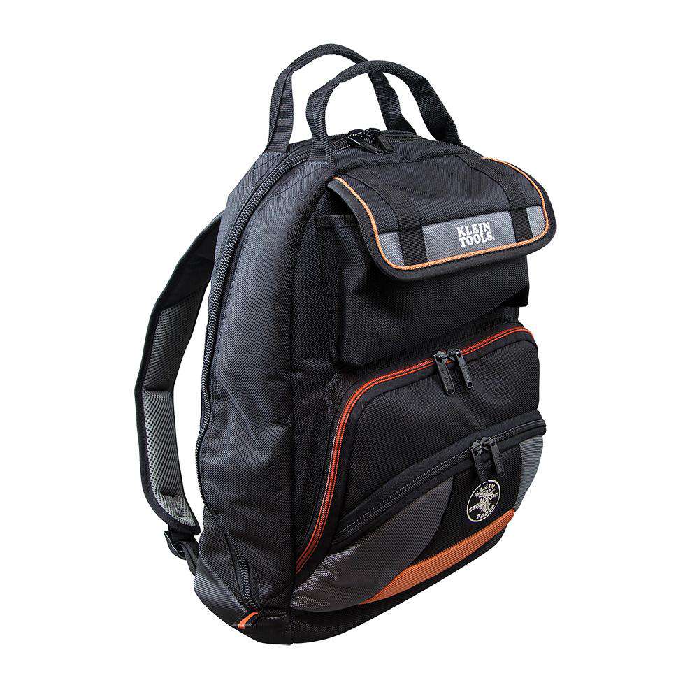 Klein Tools 55475 Tradesman Pro™ Tool Bag Backpack, 35 Pockets, Black, 17.5-Inch Fashion