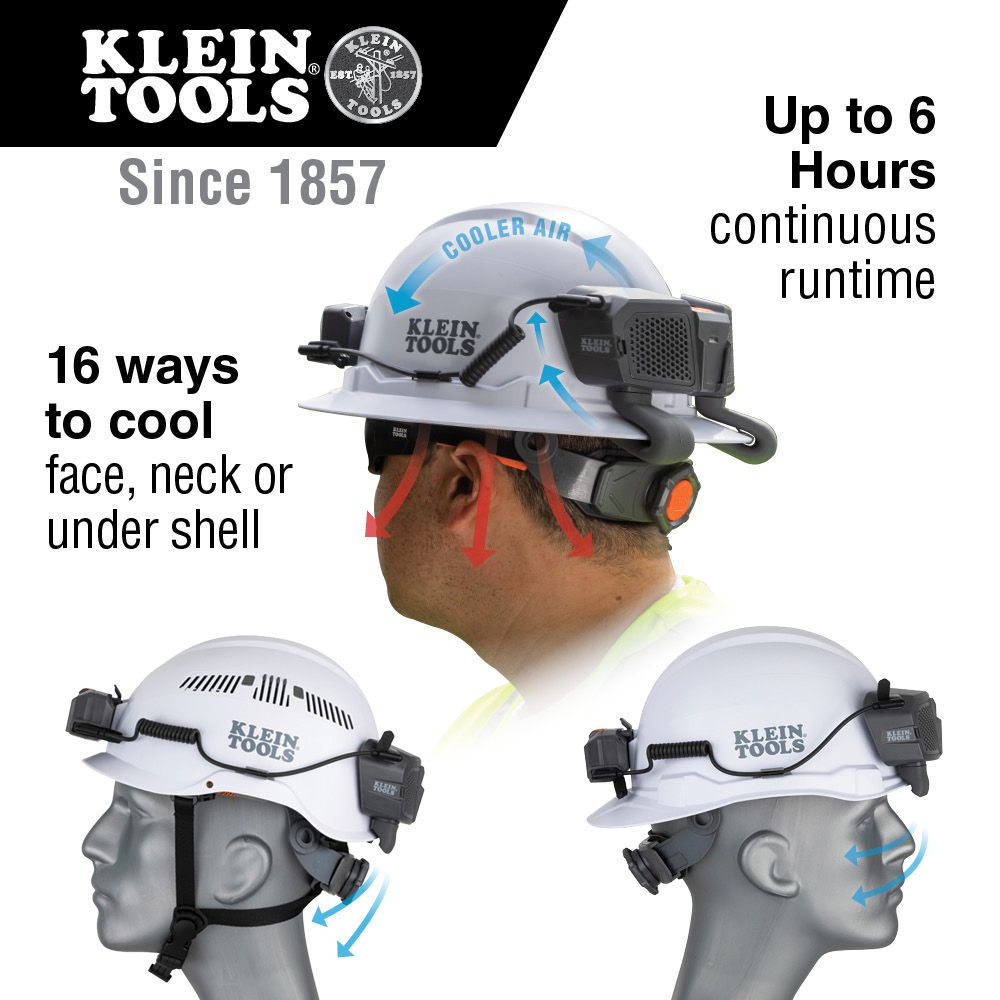 Klein Tools 60155 Cooling Fan for Hard Hat and Safety Helmet Online