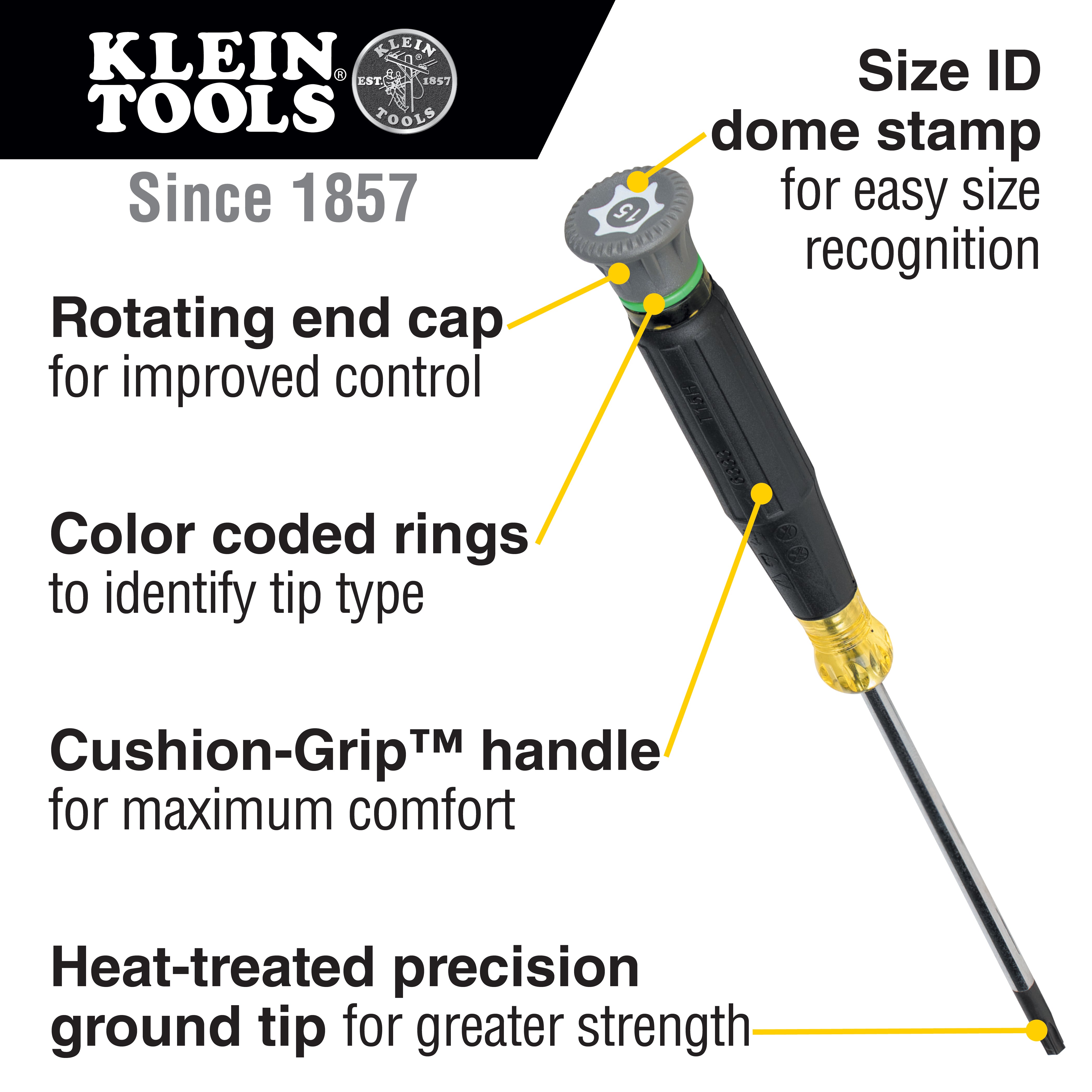 Klein Tools 6303 T6H TORX® Precision Screwdriver, 3-Inch Shank Online