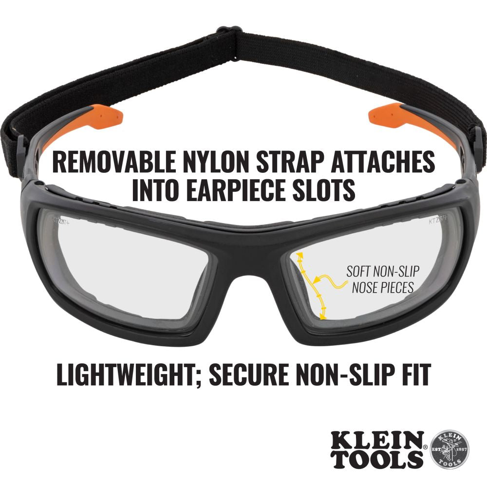 Klein Tools 60538 Professional Full-Frame Gasket Safety Glasses, Indoor/Outdoor Lens on Sale