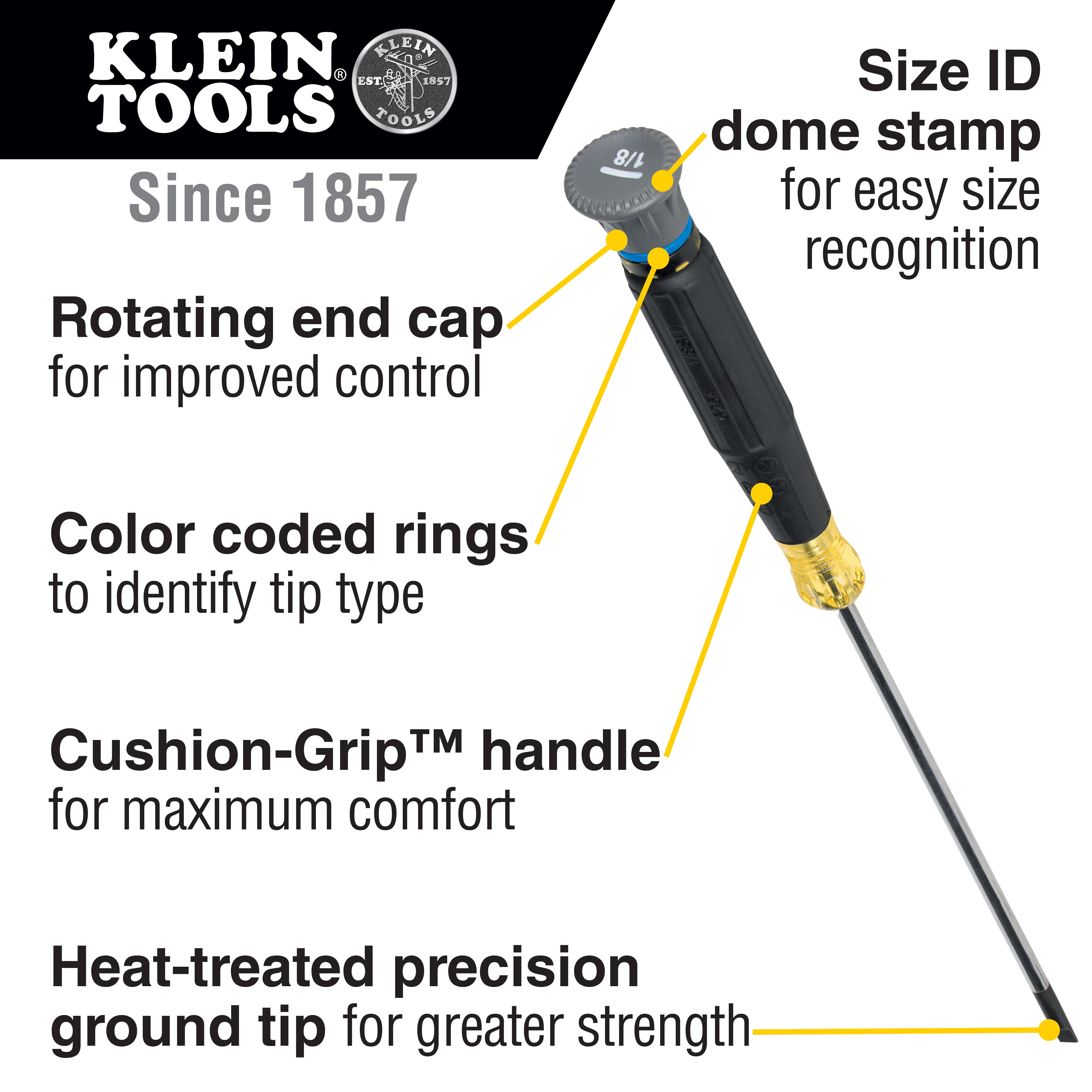 Klein Tools 6222 #00 Phillips Precision Screwdriver, 2-Inch Shank Discount