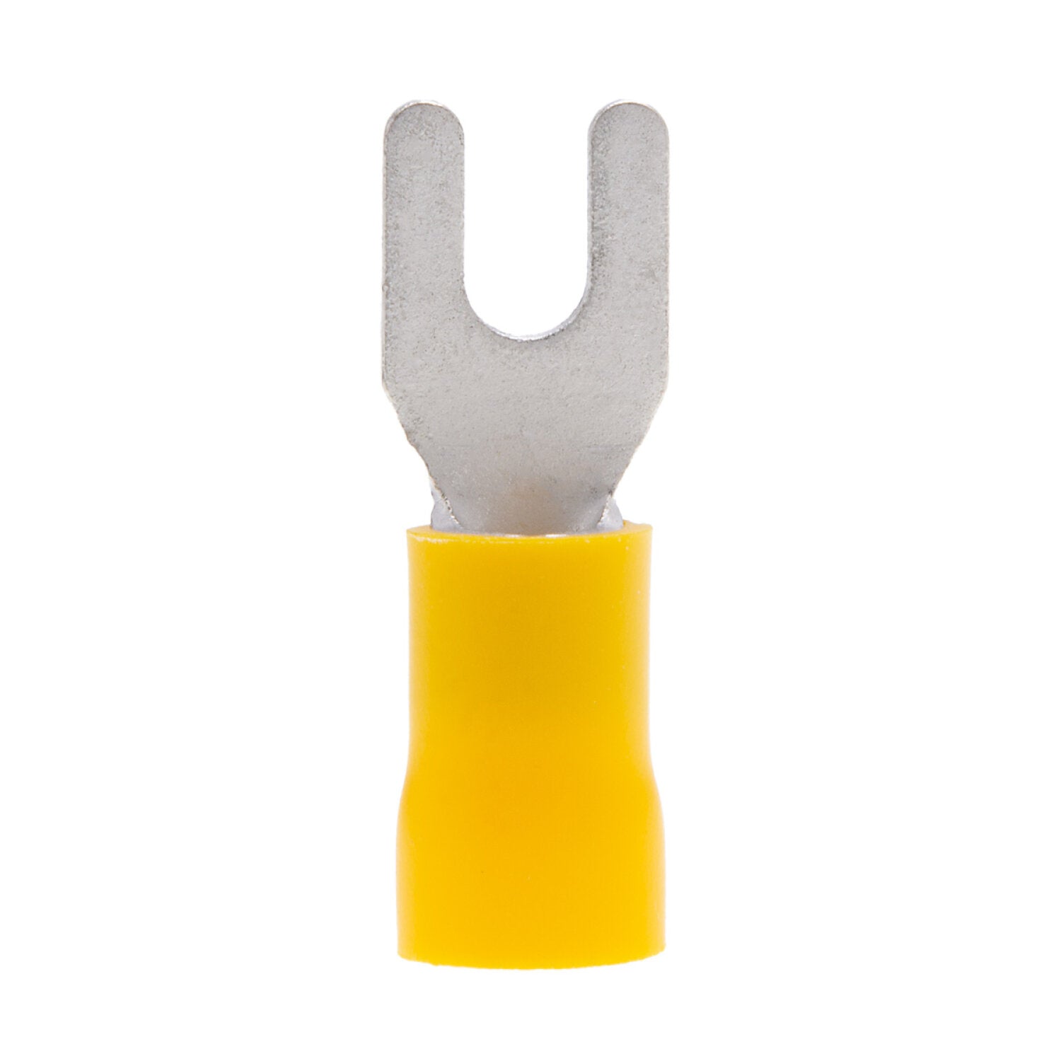 NSI S12-6V-S Vinyl Insulated Spade Terminal for #6 Stud and 12-10 AWG | Small 15 Pack Supply
