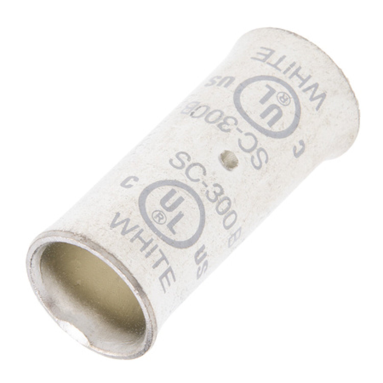 NSI SC-300B Copper Short Barrel Splice with Bell End – White 300 MCM Online Sale