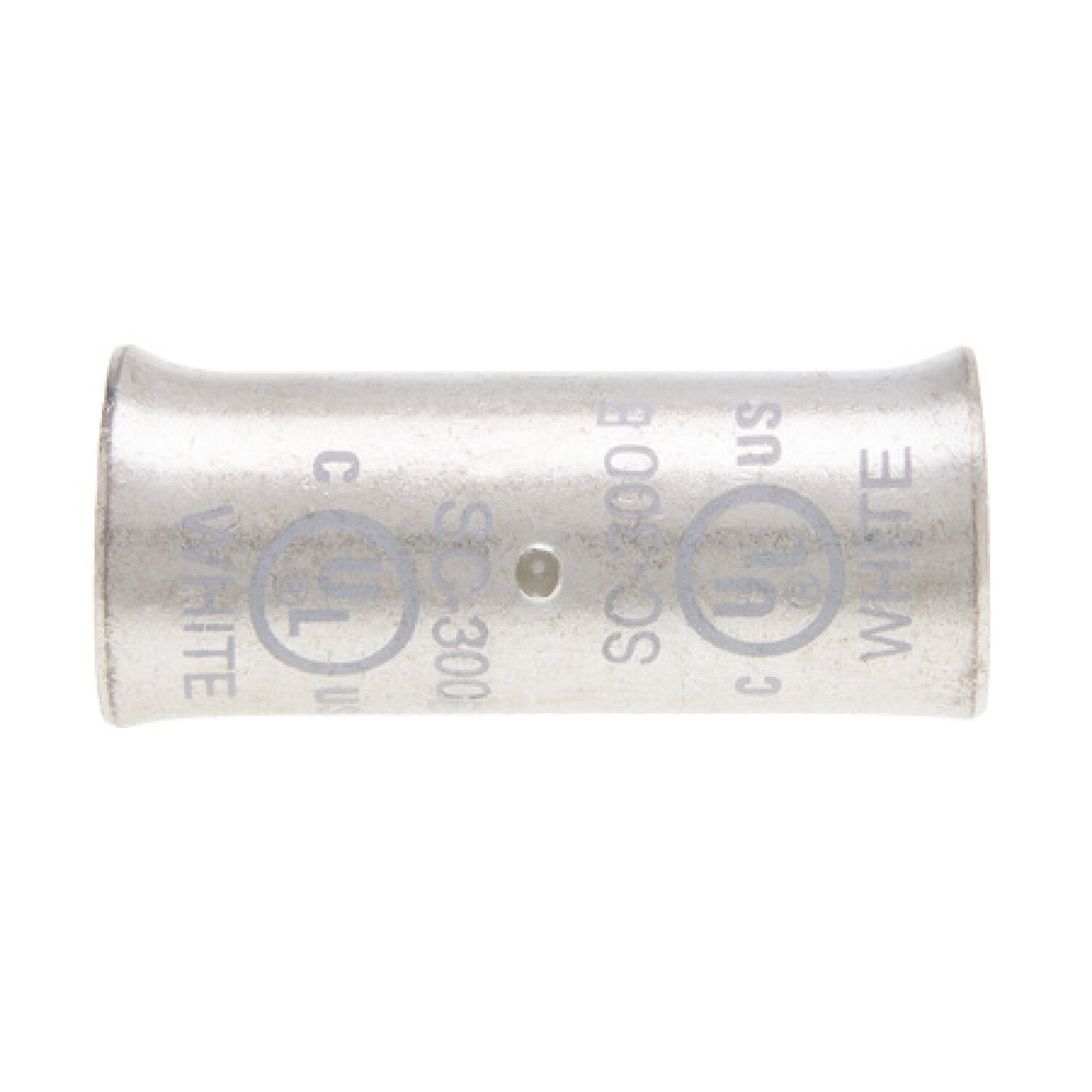 NSI SC-300B Copper Short Barrel Splice with Bell End – White 300 MCM Online Sale