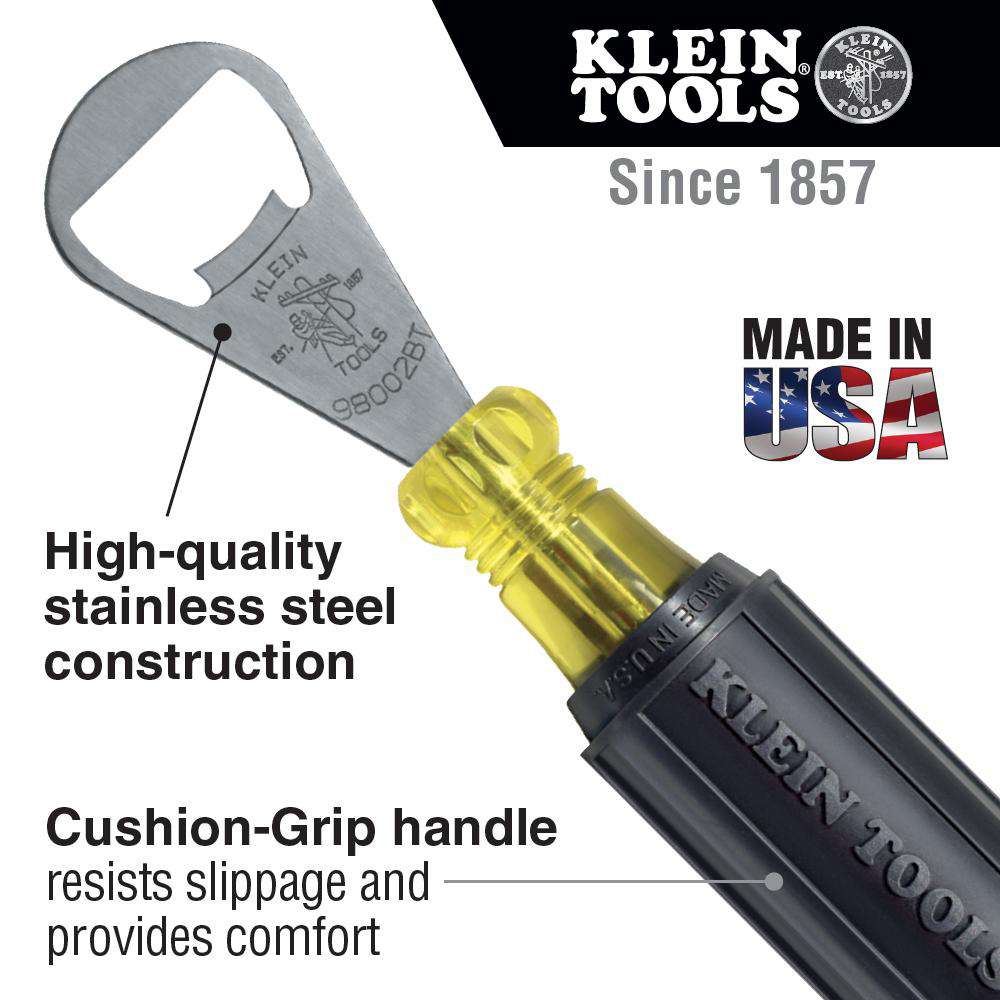 Klein Tools 98002BT Beverage Tool – Bottle Opener on Sale