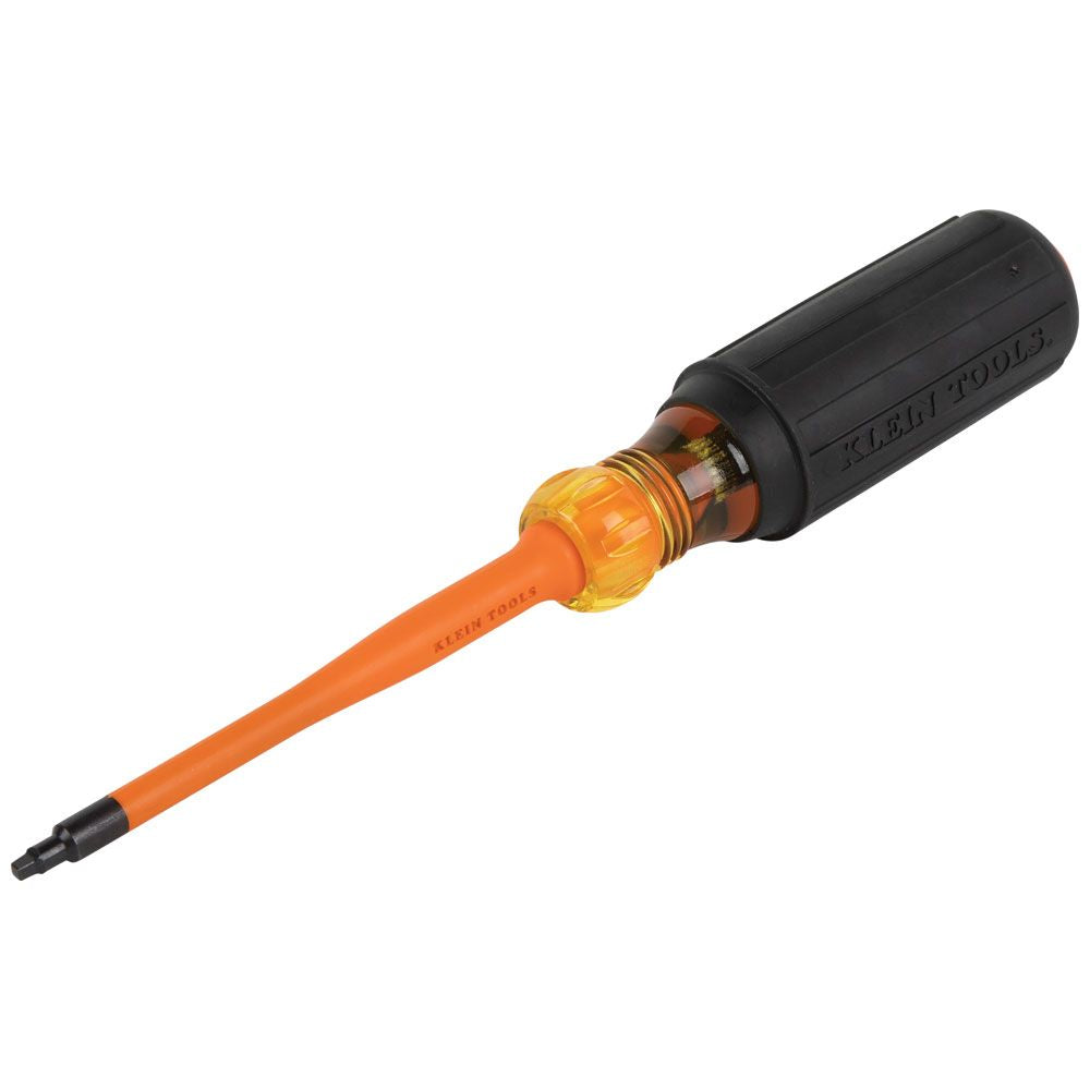 Klein Tools 6984INS Slim-Tip 1000V Insulated Screwdriver, #1 Square, 4-Inch Round Shank Sale
