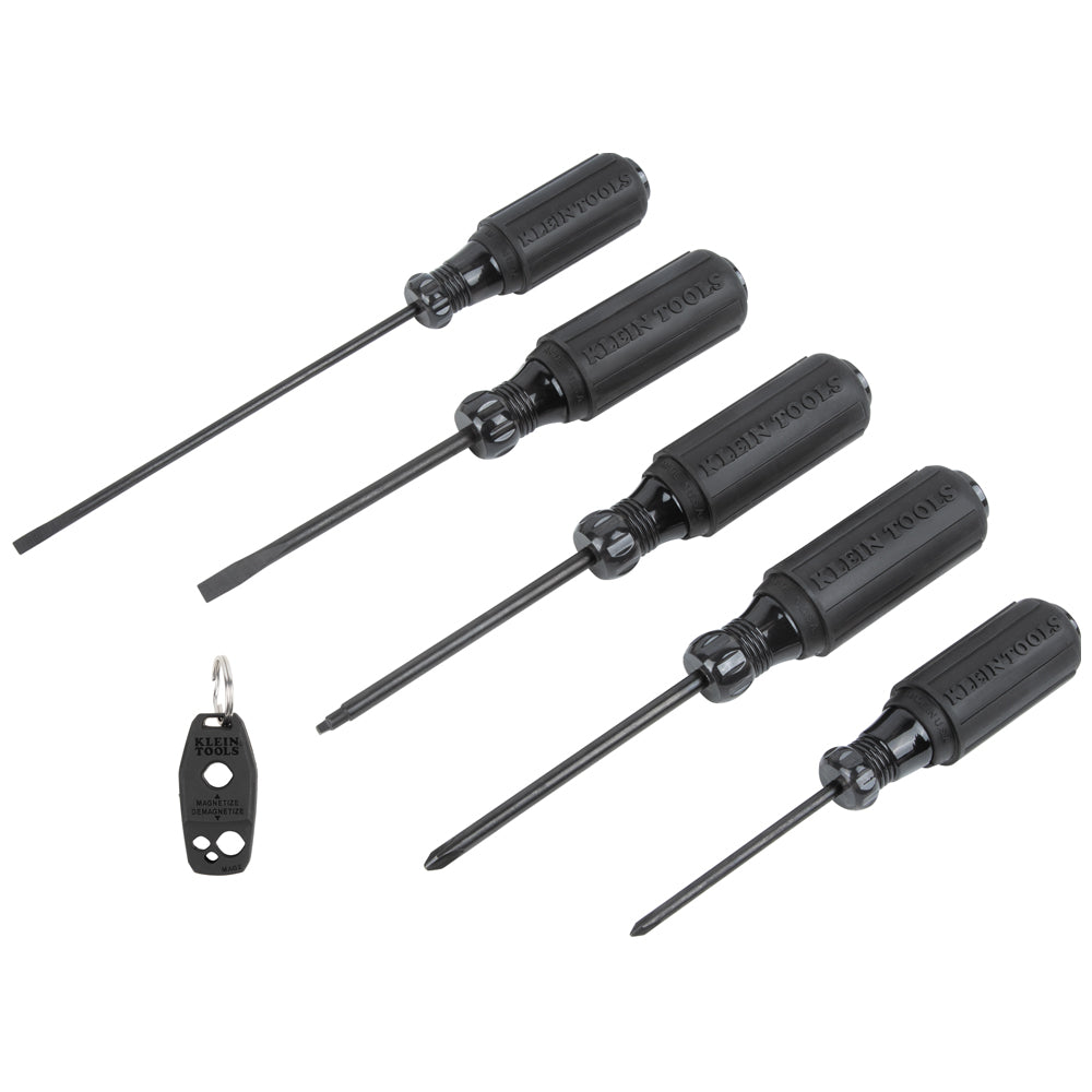 Klein Tools 85446BLK Blackout Screwdriver Set, 6-Piece Fashion