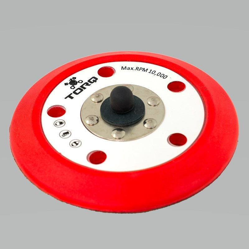 Chemical Guys TORQ R5 Dual-Action Red Backing Plate w/Hyper Flex Technology – 6in on Sale